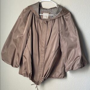 Magaschoni Swing coat / rain coat . Removable hoodie . NEW